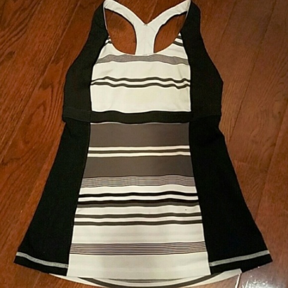 Lululemon Striped Workout Tank - Picture 4 of 4